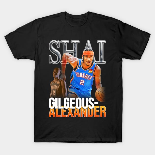 Shai Gilgeous-Alexander (SGA) T-Shirt by dsuss